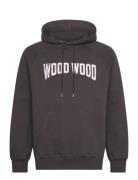 Wwfred Arch Tops Sweatshirts & Hoodies Hoodies Black Wood Wood