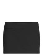 Low Waisted Mini Suiting Skirt Skirts Short Skirts Black Monki