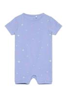 Nbfvandora Sunsuit Box Bodysuits Short-sleeved Blue Name It