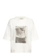 Cmmuse-Tee Tops T-shirts & Tops Short-sleeved White Copenhagen Muse