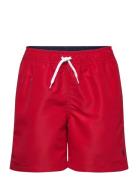 Traveler Swim Trunk Badeshorts Red Ralph Lauren Kids