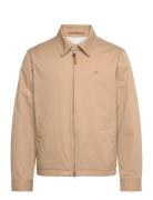 Cotton Windcheater Jacket Tynd Jakke Beige GANT