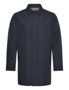 Water Repellent Mac Coat Tynd Frakke Navy Lindbergh Black