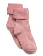 Ida Glitter Socks Sokker Strømper Pink Mp Denmark