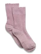 Celosia Glitter Socks Socks & Tights Socks Pink Mp Denmark