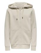 Osjceres Zip Thr. Hoodie Swt Noos Tops Sweatshirts & Hoodies Hoodies C...