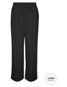 Vmmjesmilo Wide Pants Wvn Ga Bottoms Trousers Joggers Black Vero Moda ...