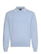 C-Baltazar Tops Knitwear Long Sleeve Knitted Polos Blue BOSS