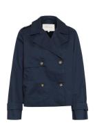 Kapatricia Jacket Trenchcoat Frakke Navy Kaffe