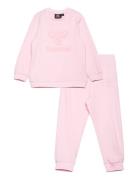 Hmlarine Crewsuit Sets Sweatsuits Pink Hummel