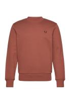 Crew Neck Sweatshirt Tops Sweatshirts & Hoodies Sweatshirts Red Fred P...