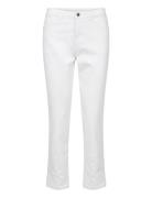 Kazelina Jeans 7/8 Bottoms Jeans Straight-regular White Kaffe