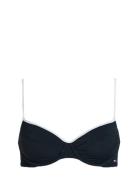 Demi Np  Swimwear Bikinis Bikini Tops Bandeau Bikinitops Navy Tommy Hi...
