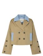 Yastrenchy Ls Short Trenchcoat Outerwear Jackets Light-summer Jacket B...