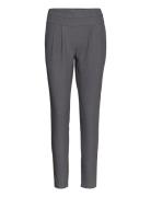 Pants W. Jersey Back - Luca Bottoms Trousers Slim Fit Trousers Black C...