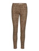 Lola Lukka Print Jeans - Aop Bottoms Jeans Skinny Beige B.young