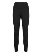 Nora Lasting High Waist Tights Sport Running-training Tights Black Röh...