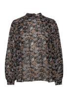 Koko Blouse Tops Blouses Long-sleeved Multi/patterned A-View