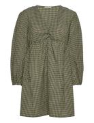 Mindy Dina Dress Kort Kjole Khaki Green Bzr