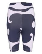 Marimekko Rib Short Tights Knee Length Sport Running-training Tights M...