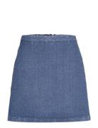 Dylan Quilted Skirt Wash Kairo Kort Nederdel Blue Tomorrow