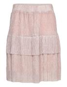 Caly Skirt Kort Nederdel Beige Noella