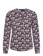 Vmfiona Ls Top Wvn Lt Tops Blouses Long-sleeved Multi/patterned Vero M...