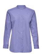 Beau Tops Shirts Long-sleeved Blue Britt Sisseck