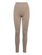 Molly Sport Running-training Tights Beige Drop Of Mindfulness