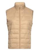 Jxnora Lightweight Vest Otw Noos Vests Padded Vests Beige JJXX