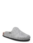 Felt Slipper W Slippers Hjemmesko Grey Exani