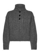 Etta Tops Knitwear Jumpers Grey Reiss