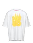 Short Sleeves Tee-Shirt Tops T-Kortærmet Skjorte White Hugo Kids