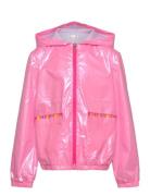 Hooded Windbreaker Outerwear Jackets & Coats Windbreaker Pink Billiebl...