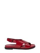 Margotsw Sandal Flade Sandaler Red Sofie Schnoor