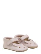 Slippers Suede Glitter Slippers Hjemmesko Pink En Fant