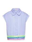 Shirt Tops Shirts Short-sleeved Shirts Blue Billieblush