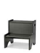 Childrens Stepstool Home Kids Decor Furniture Black Nofred