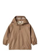 Rainwear Chardy Jacket Outerwear Rainwear Jackets Brown Wheat