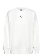 Ess Over D Crew Fl Sport Women Sport Clothing Sport Sweatshirts & Hood...