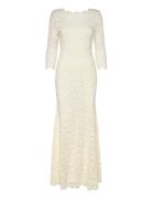 Rwdelicia 3/4 Long Bridal Dress Maxikjole Festkjole Cream Rosemunde