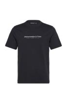 Anf Mens Mfo Tops Tops T-Kortærmet Skjorte Black Abercrombie & Fitch