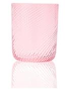 Twist Tumbler Home Tableware Glass Drinking Glass Pink Anna Von Lipa