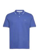 Tipping Ss Pique Polo Tops Polos Short-sleeved Blue GANT