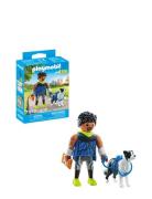Jogger With Border Collie Toys Playmobil Toys Multi/patterned PLAYMOBI...