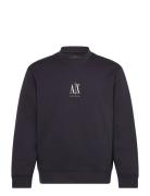 Sweatshirt Tops Sweatshirts & Hoodies Sweatshirts Navy Armani Exchange