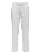 Onssinus Loose 0007 Cot Lin Pant Noos Bottoms Trousers Casual White ON...