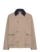 Cotton Tech Daisy Jacket Trenchcoat Frakke Beige Mads Nørgaard
