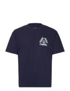 Enjoy Emc T-Shirt - Maritime Blue Designers T-Kortærmet Skjorte Navy E...