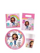 Gabbys Dollhouse Party Pack - Barnkalas Home Kids Decor Party Supplies...
